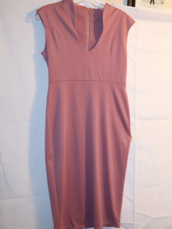 Almost Famous Pink Dress Shift Size Small - Picture 3 of 12